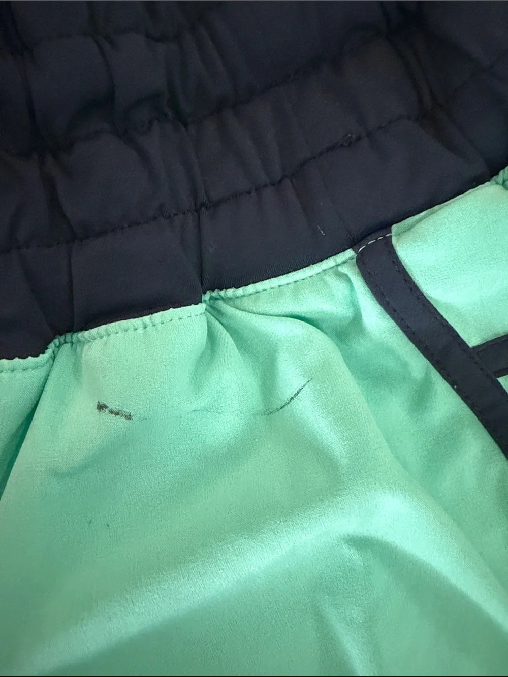 Women’s Aqua Athletic Shorts with Navy Trim lululemon